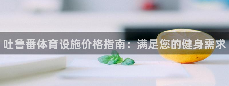 意昂3娱乐网站：吐鲁番体育设施价格指南：满足您的健身