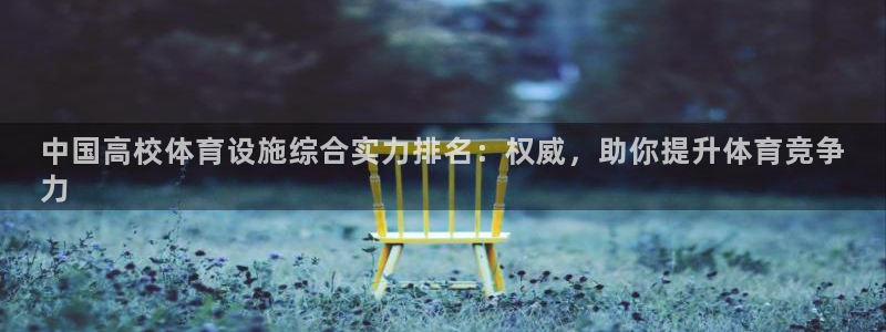 意昂体育3注册：中国高校体育设施综合实力排名：权威，