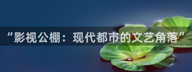 五五电影视：“影视公棚：现代都市的文艺角落”
